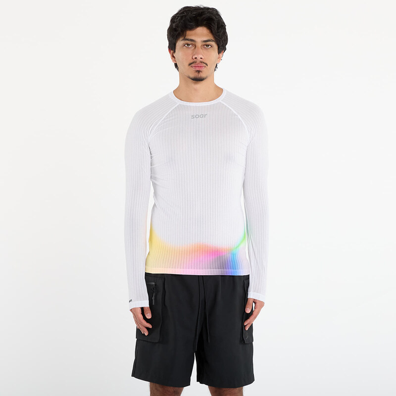 SOAR Running Tričko SOAR Race Base White/ Summer Rainbow S 65859154