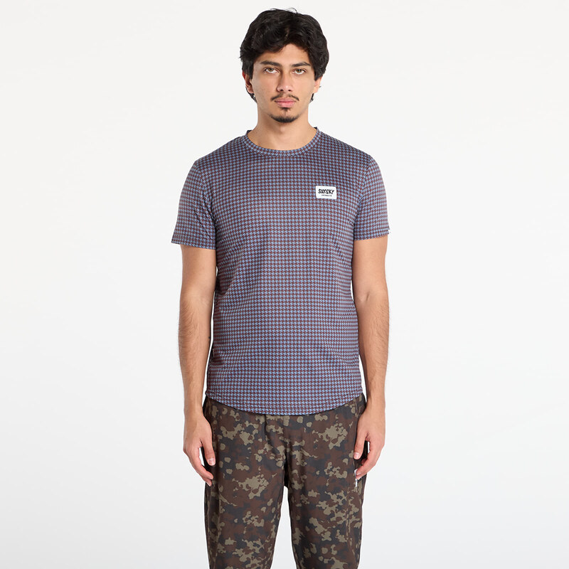 Tričko SAYSKY Houndstooth Combat T-Shirt Blue Aop XL 65859160