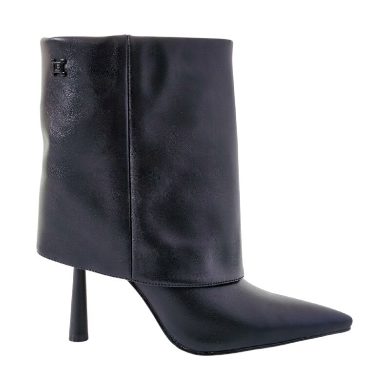 Elegantné členkové čižmy Laura Biagiotti HB Calf Black 66721897