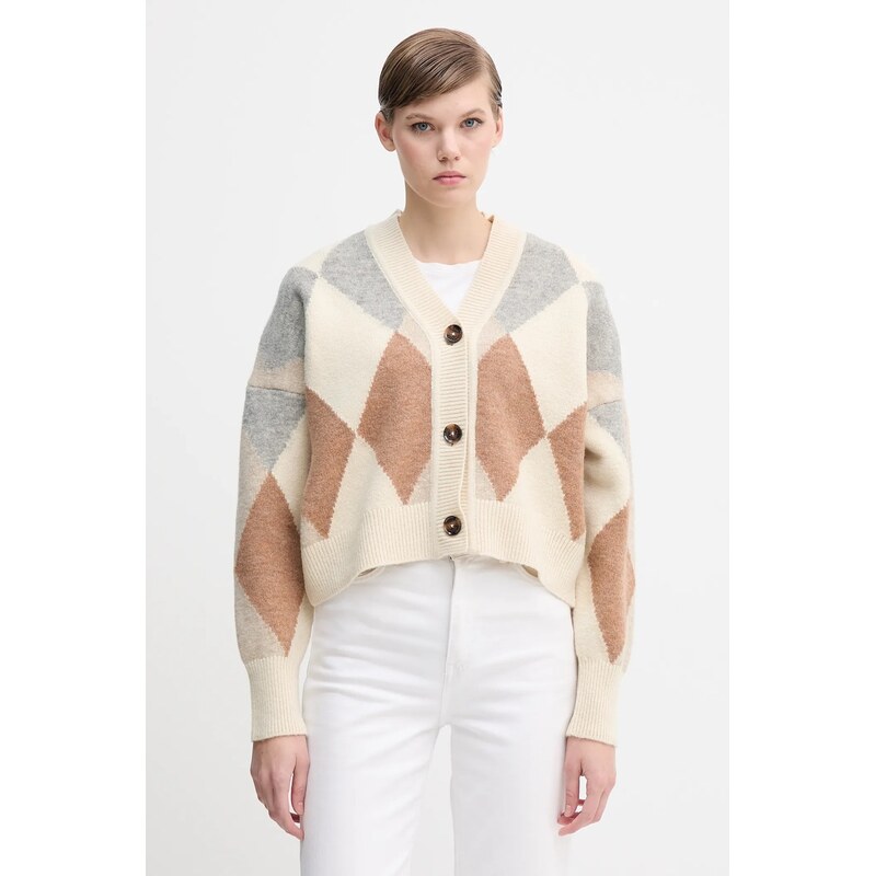 Kardigan s prímesou vlny Barbour SILVIA 65859472