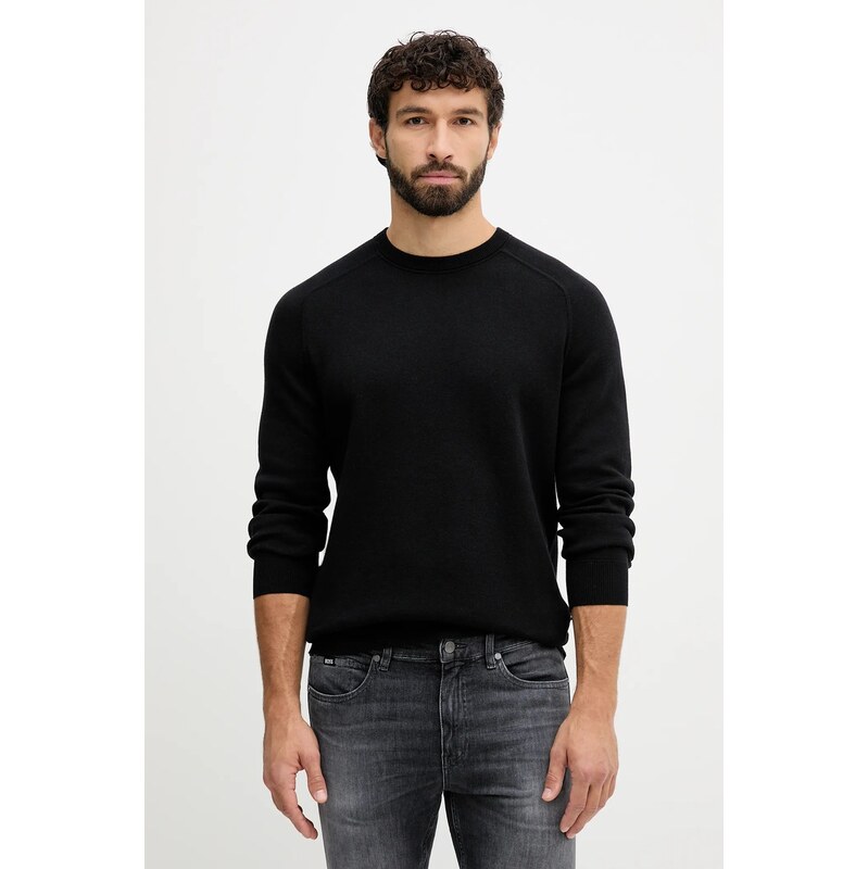 Sveter s prímesou vlny BOSS H-Hidoneo 65859458