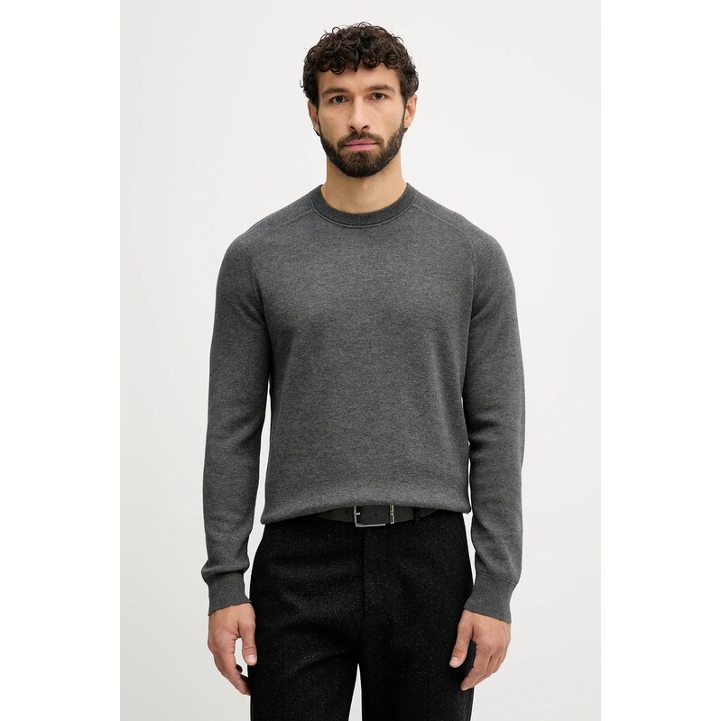 Sveter s prímesou vlny BOSS H-Hidoneo 65859459