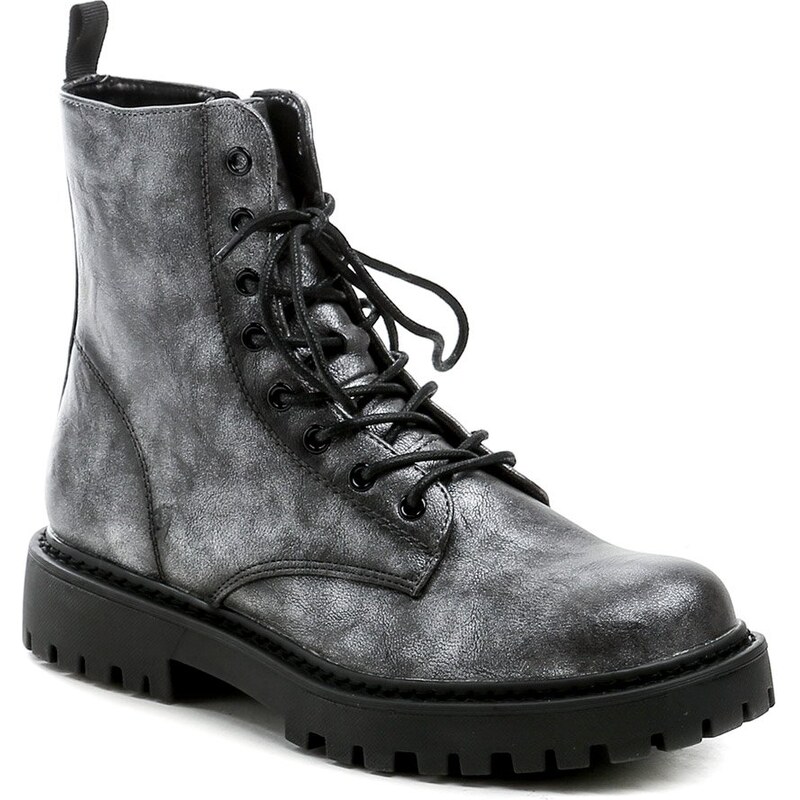 Urban Ladies 8251 šedo strieborné dámske zimné topánky 65859638