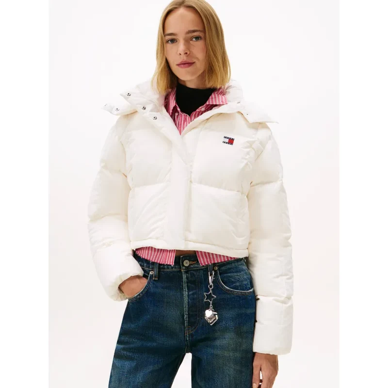 Tommy Jeans Páperová bunda ALASKA GRID | Cropped Fit 66073330