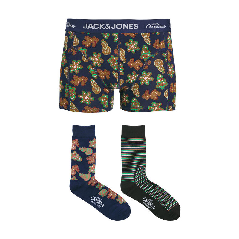 Súprava boxerky a ponožky Jack & Jones 65860606
