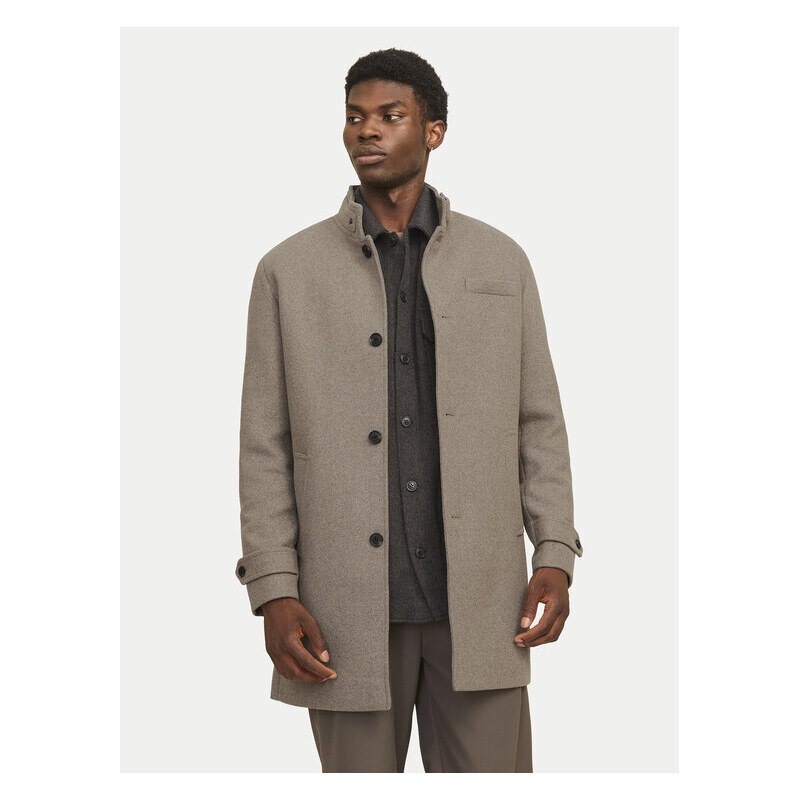 Vlnený kabát Jack & Jones 65860641