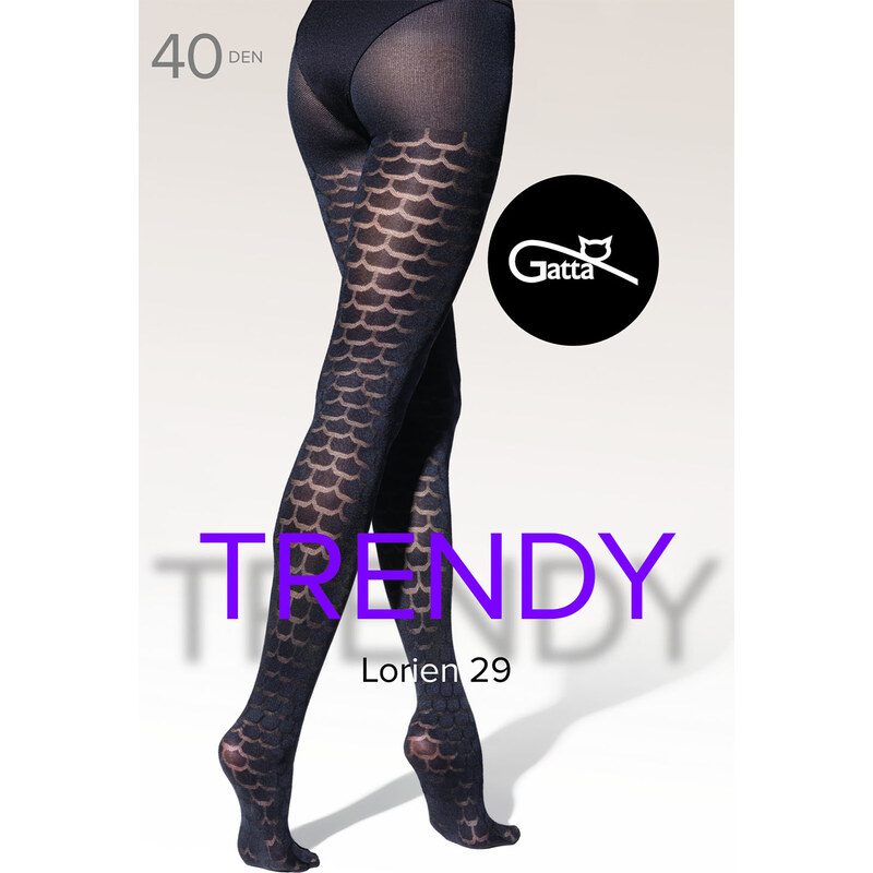 Silonkové pančuchové nohavice so vzorom Gatta Lorien 29 40 DEN 65899951