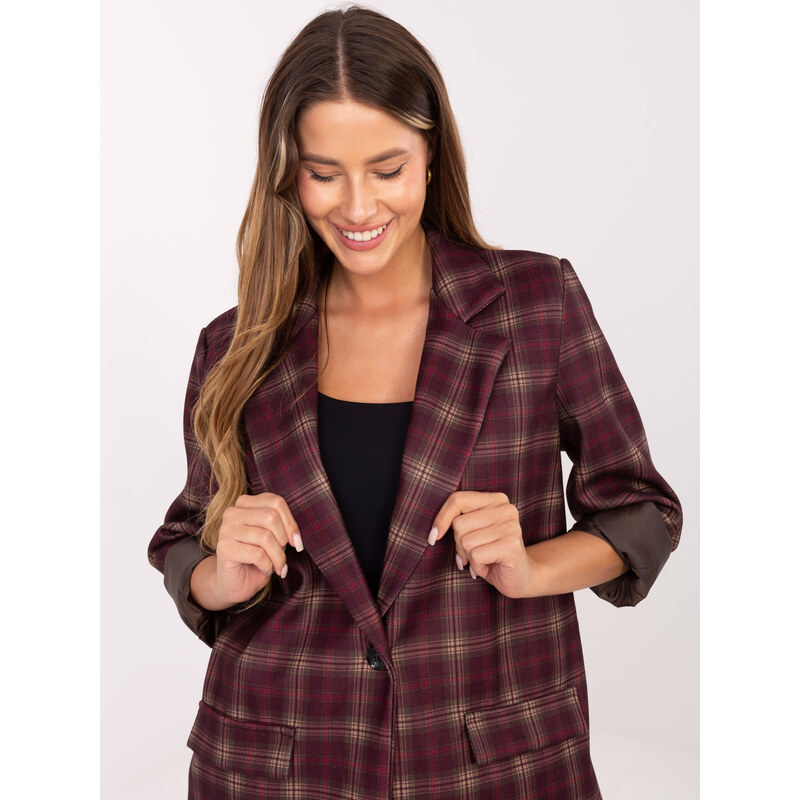 MODA ITALY Blazer-IT-MA-21739.16P-burgundy 65863411