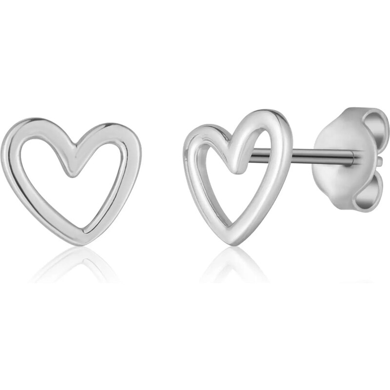JVD Romantické strieborné náušnice Srdiečka SVLE3105XH20000 66592006