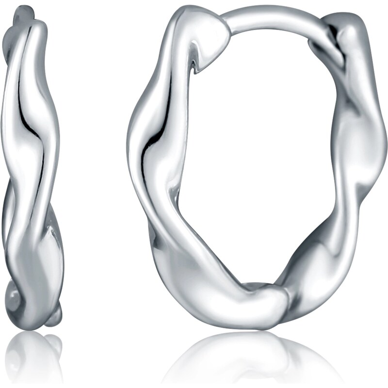 JVD Vlnité strieborné kruhy SVLE2730X860000 66591252