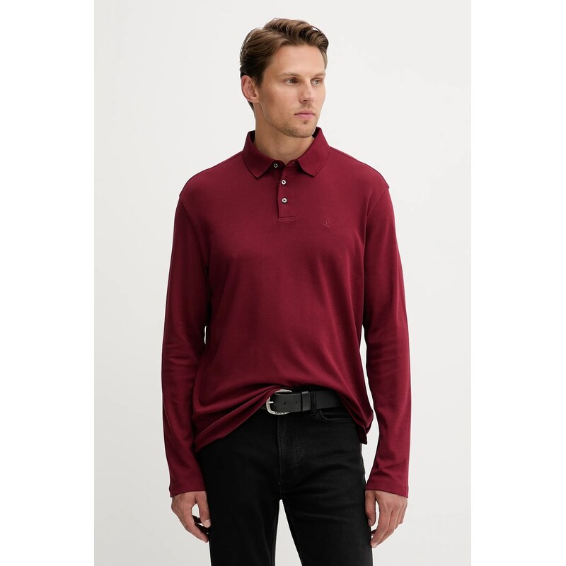 Bavlnené tričko s dlhým rukávom Calvin Klein 64972091