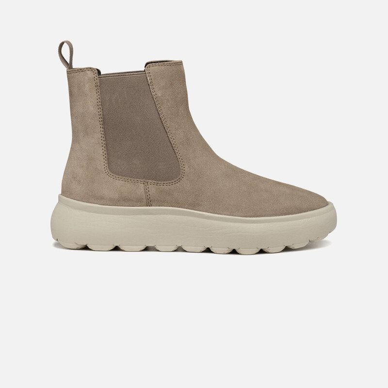 Beige womens ankle boots Geox Spherica EC4.1 - Womens 61071605