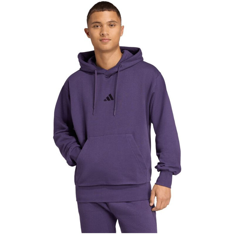 Pánska mikina adidas Essentials Feelcozy purple JX5661 pánske farby 65865959