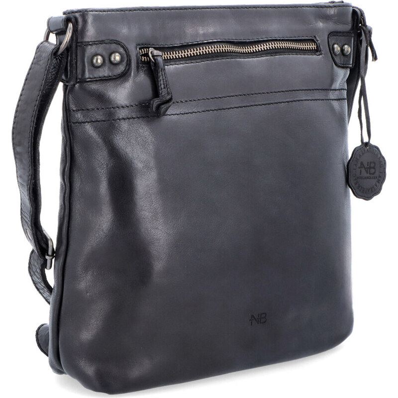 Kožená kabelka crossbody Noelia Bolger čierna NB 2006 C 64019581