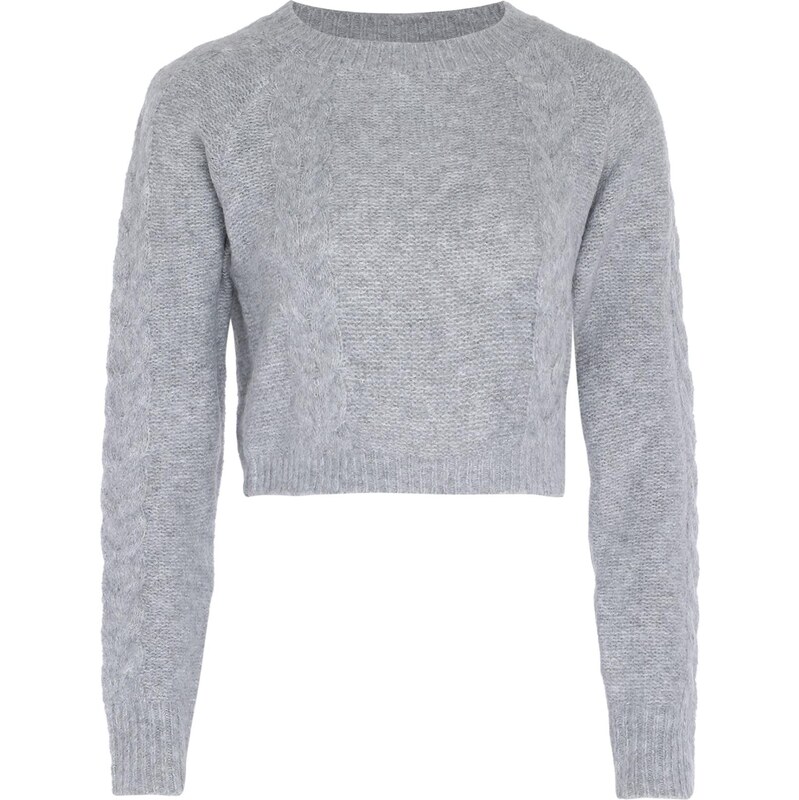 Jalene Sveter sivá melírovaná 65868835