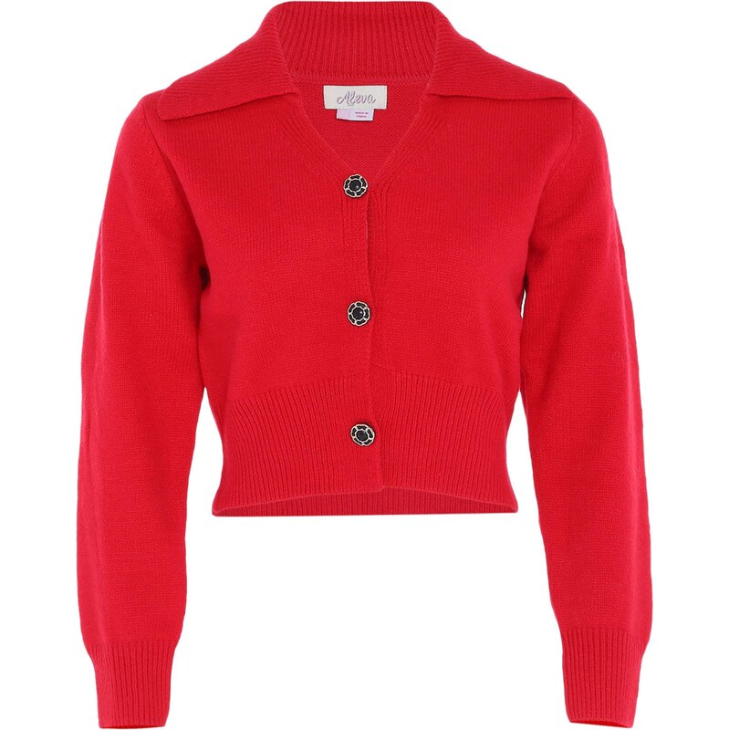 aleva Kardigán červená 65868821