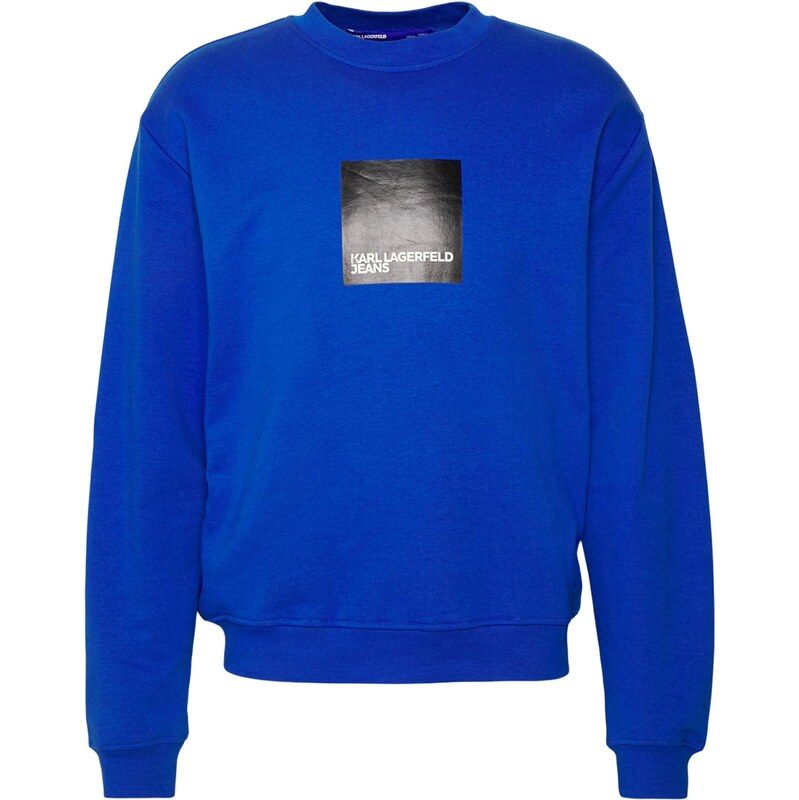 KARL LAGERFELD JEANS Mikina kráľovská modrá / čierna / biela 54279076