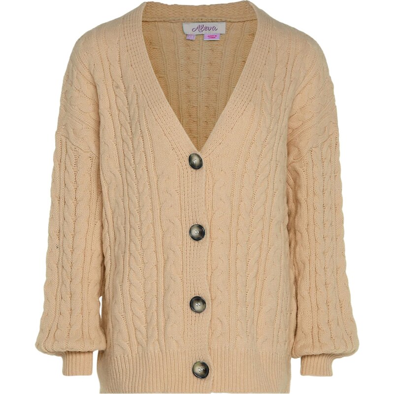 aleva Kardigán tmavobéžová 65868905
