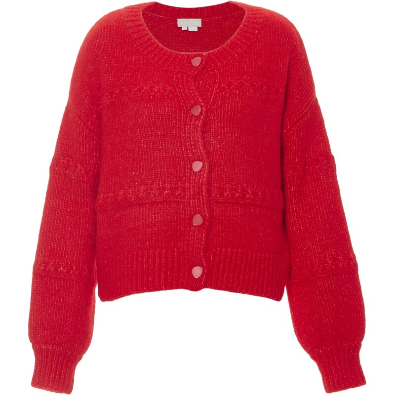Jalene Kardigán červená 65869296