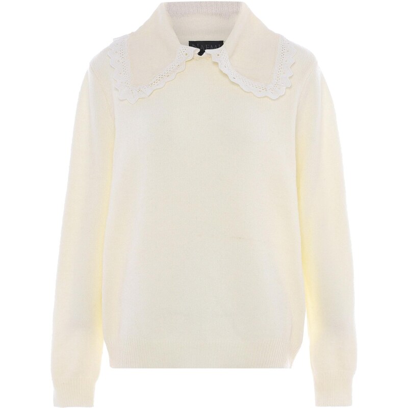 NAEMI Sveter biela ako vlna 65868945