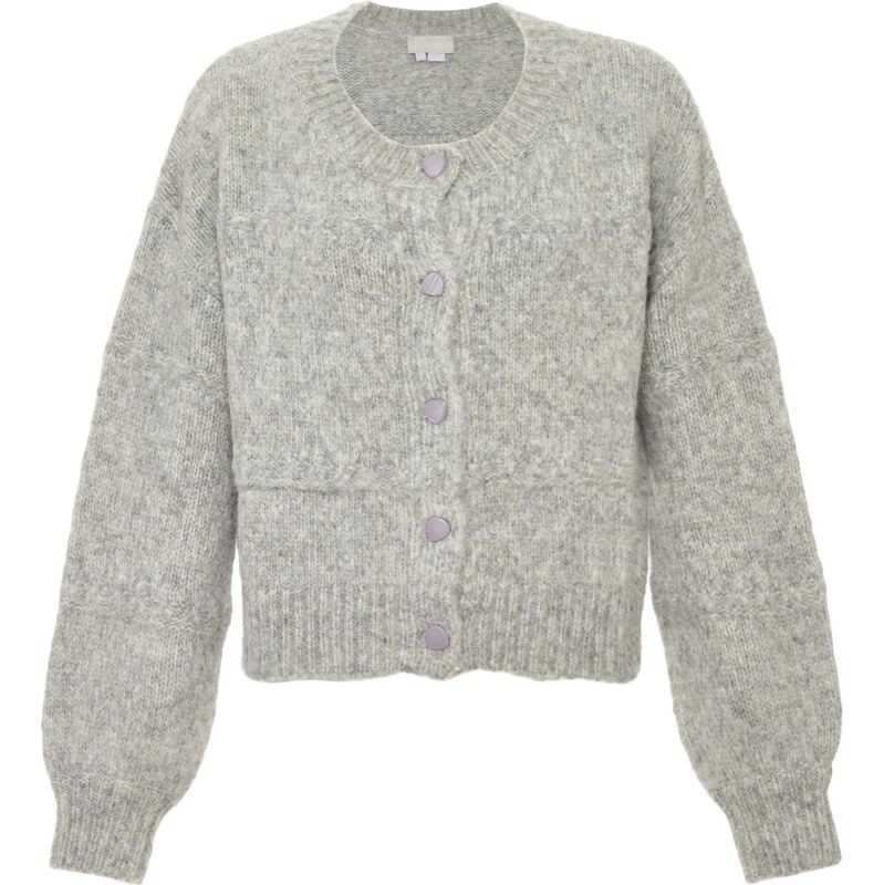 Jalene Kardigán sivá 65869297