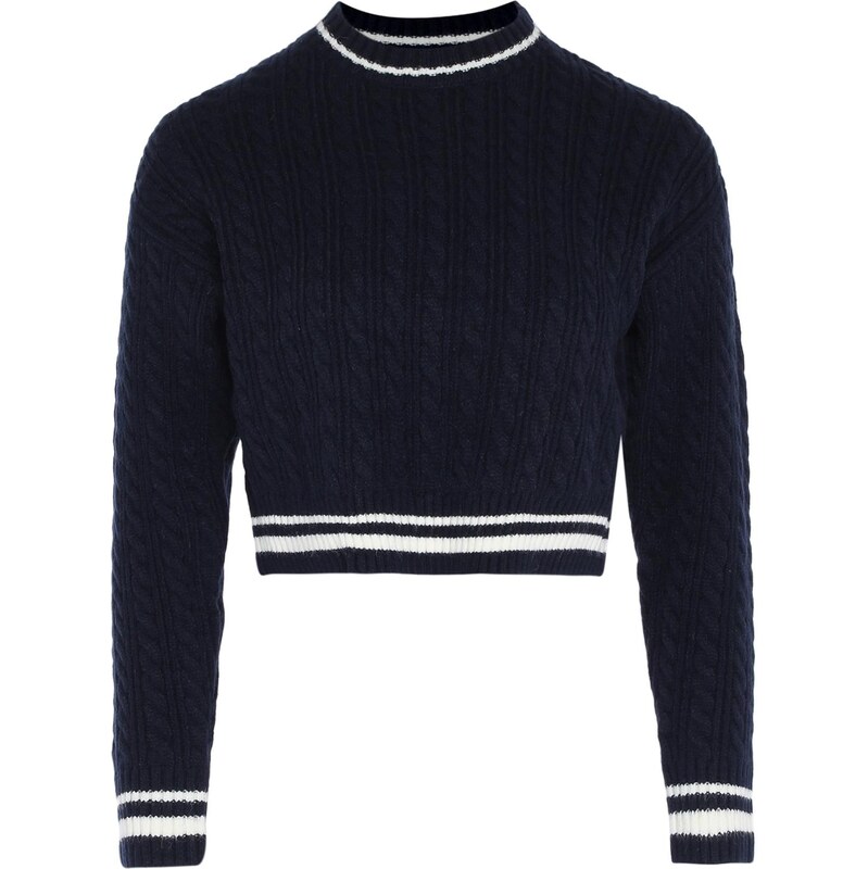 bridgeport Sveter námornícka modrá / biela 65870072