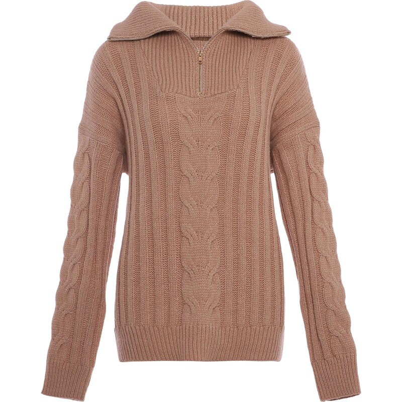 aleva Sveter tmavobéžová 65869170