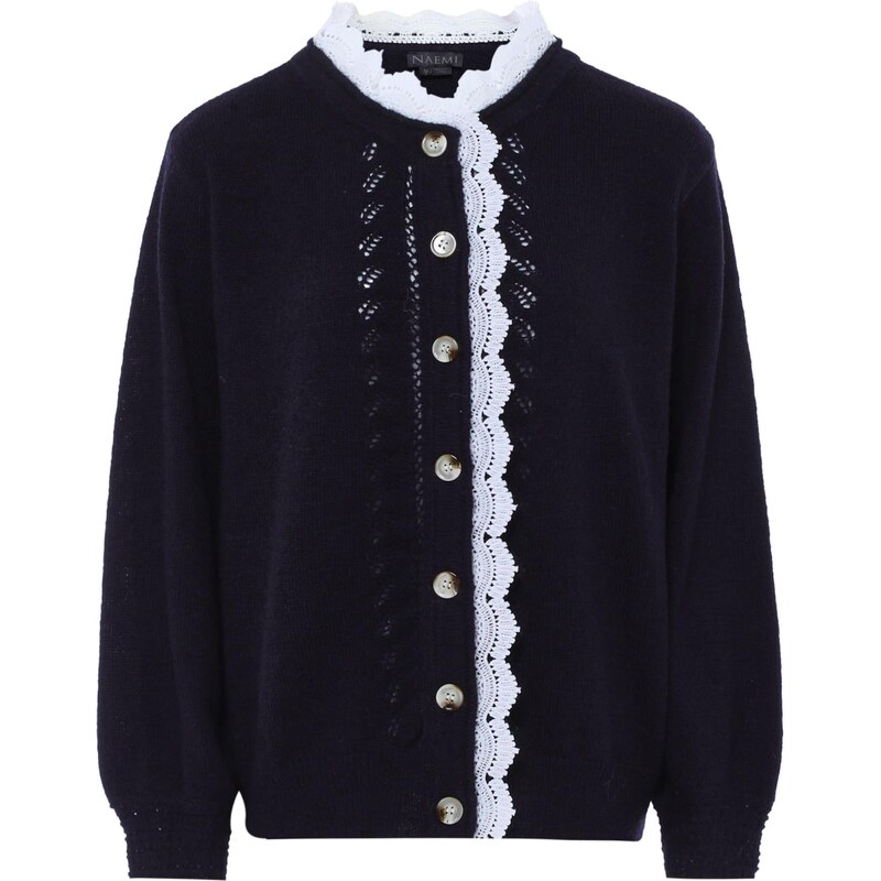 NAEMI Kardigán čierna / biela 65869217