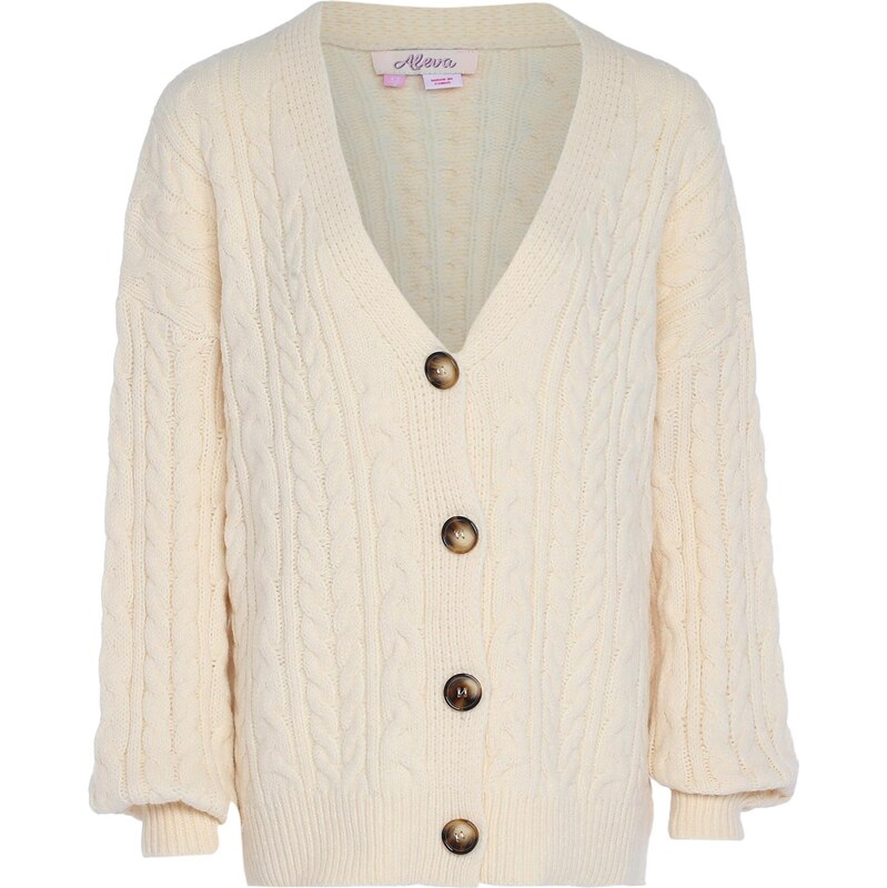 aleva Kardigán biela ako vlna 65869233
