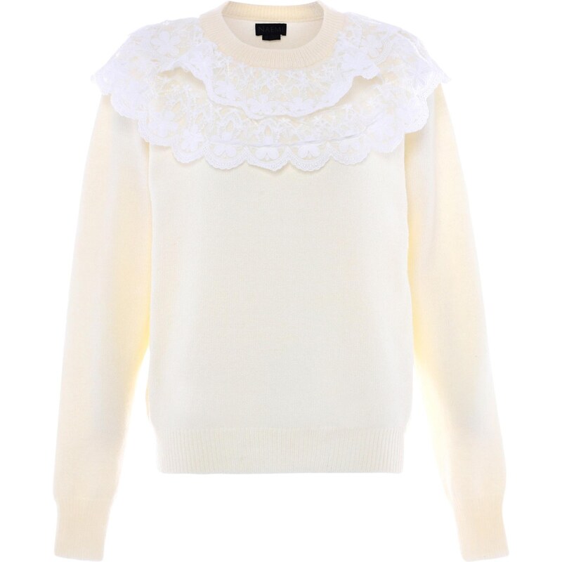 NAEMI Sveter šampanské / biela 65868790