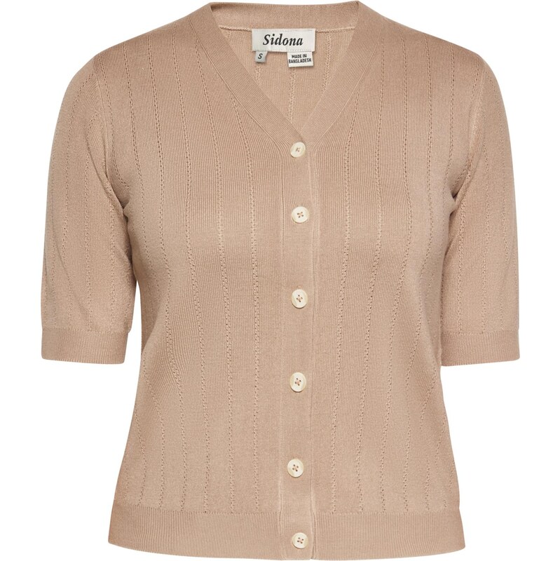 Sidona Kardigán svetlohnedá 65871318