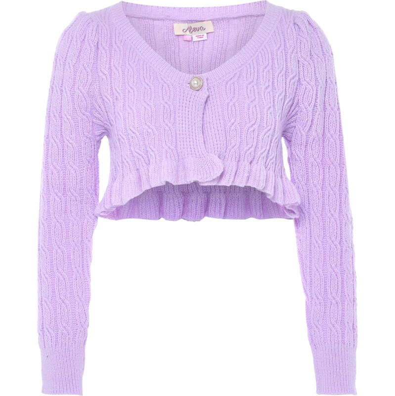 aleva Kardigán svetlofialová 65868841