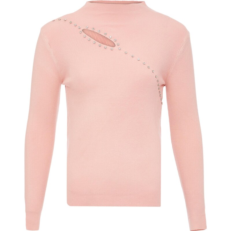 bling bling by leo Sveter ružová / strieborná 65873042