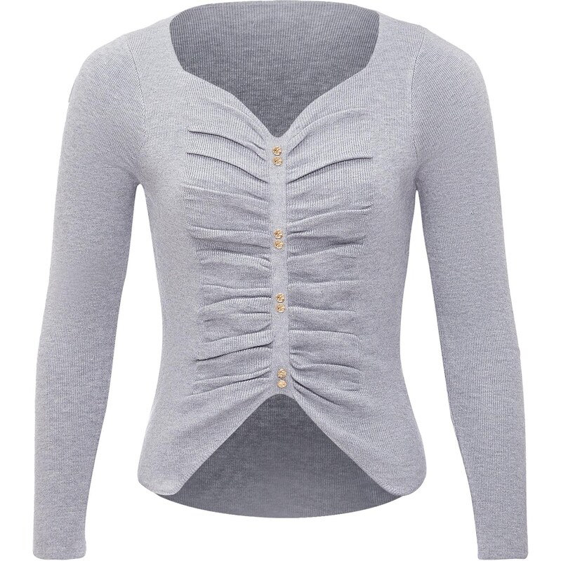 leo selection Sveter sivá 65873048