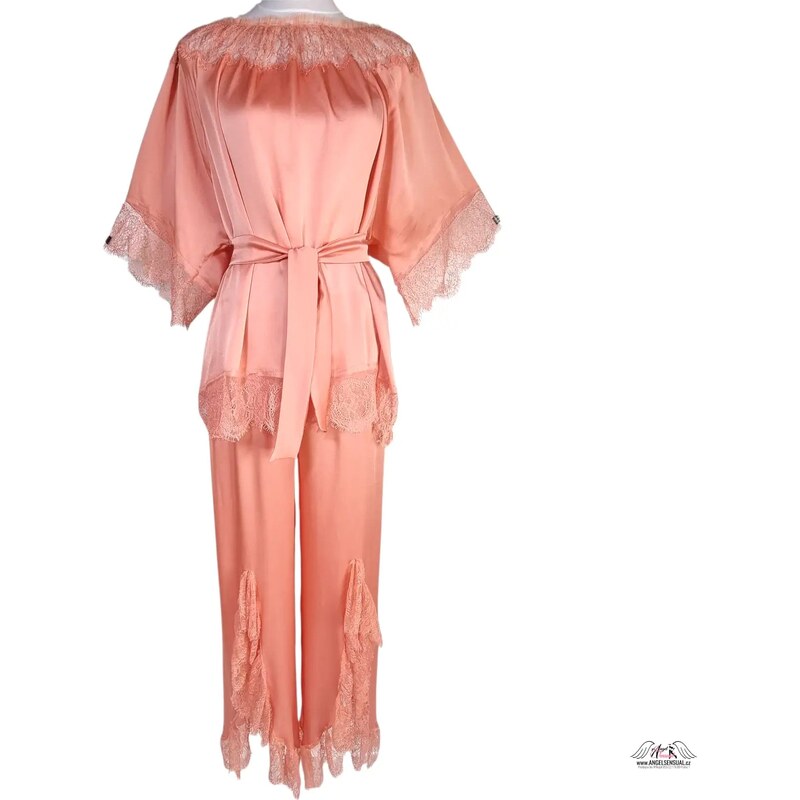 Pyžamový set Racqulle Peach od Agent Provocateur 46574860