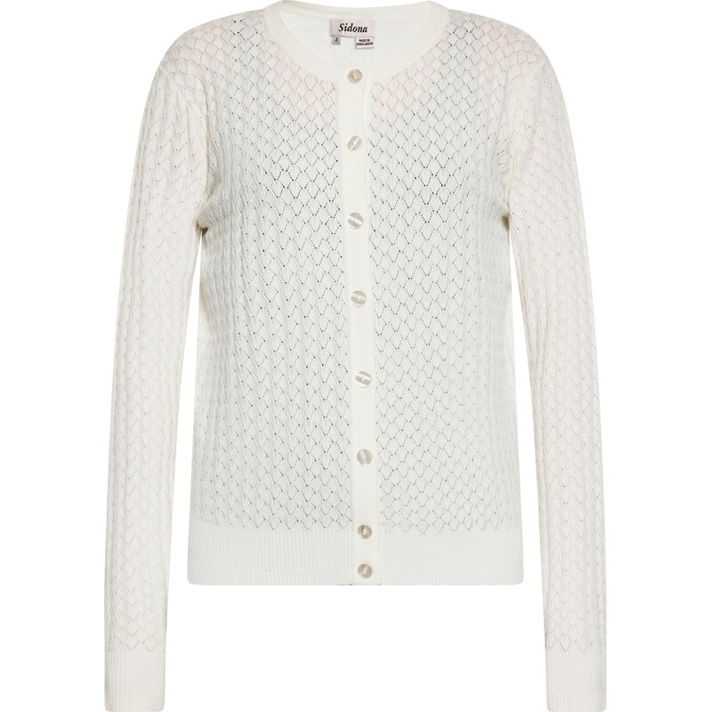 Sidona Kardigán biela ako vlna 65871620