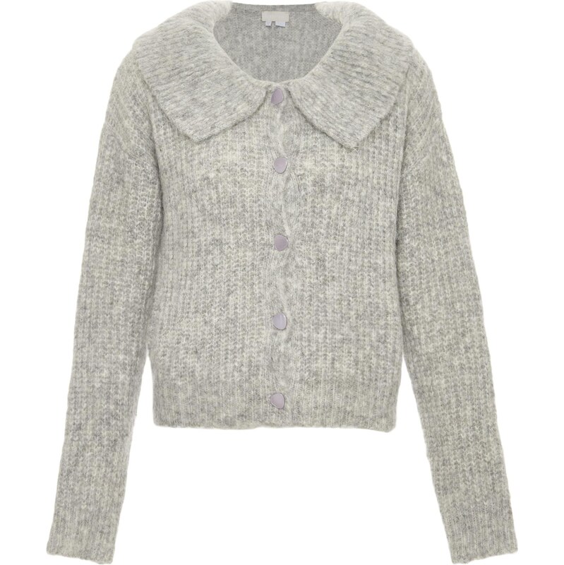 Jalene Kardigán sivá melírovaná 65869395