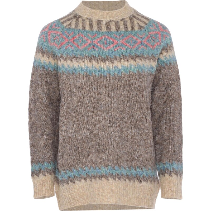 Jalene Sveter béžová / svetlomodrá / svetlohnedá / ružová 65869674