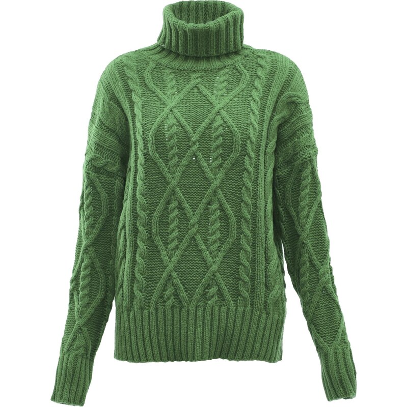 Sookie Sveter zelená melírovaná 65869385