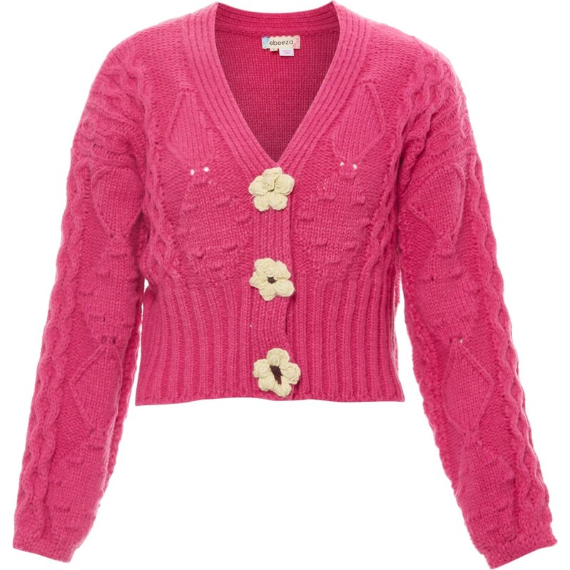 ebeeza Kardigán nebielená / ružová 65869785