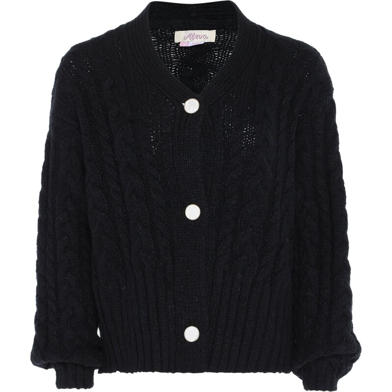 aleva Kardigán čierna 65869429