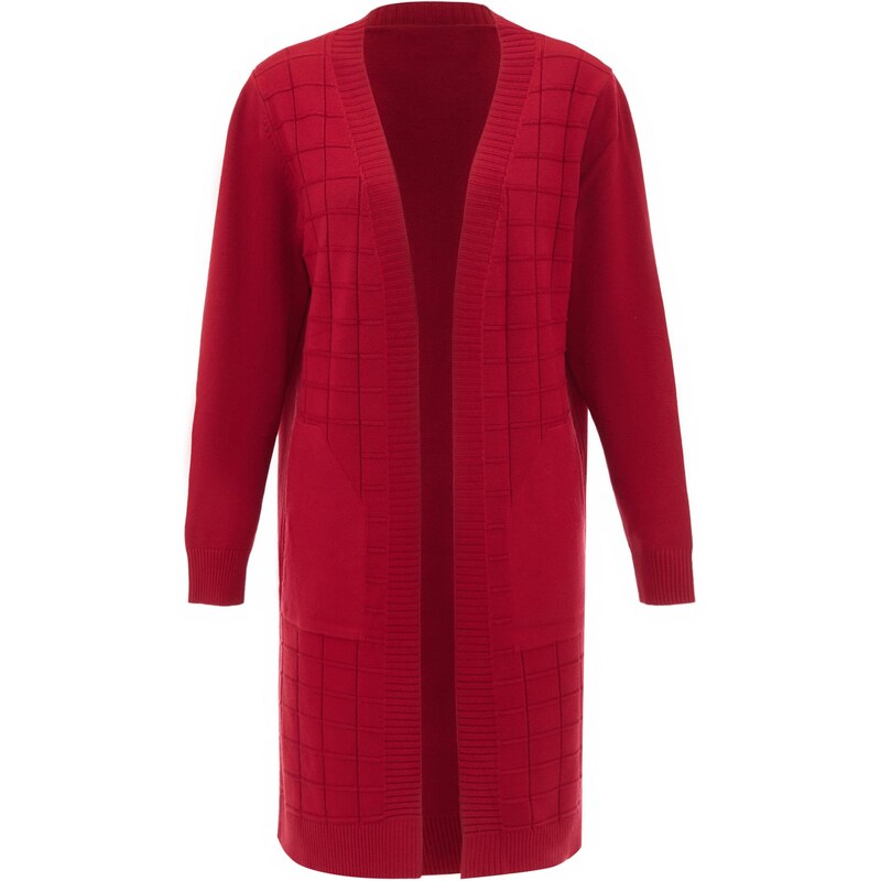 Sidona Kardigán vínovo červená 65869511
