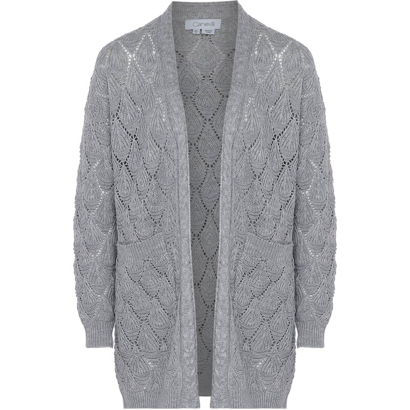 caneva Kardigán sivá 65869589