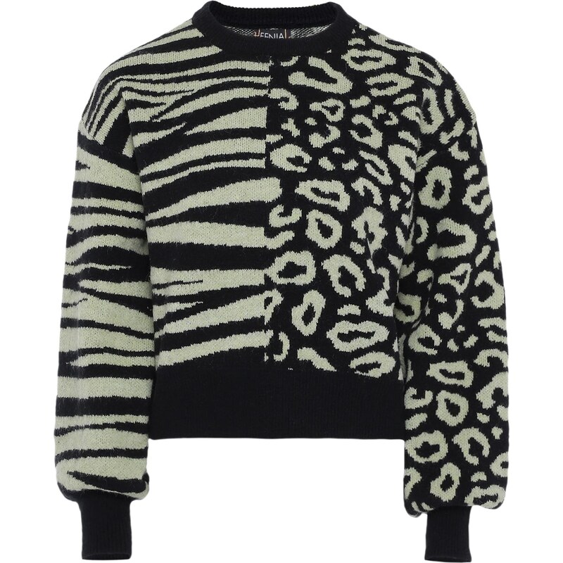 FENIA Sveter čierna / biela 65869549