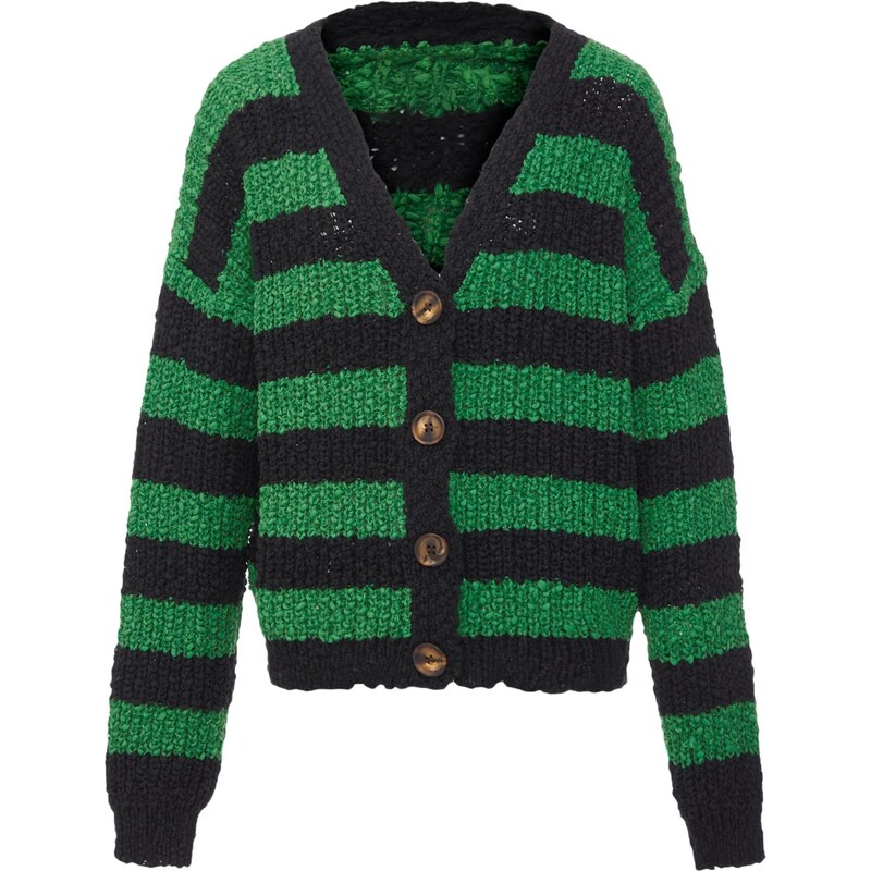 aleva Kardigán zelená / čierna 65870486