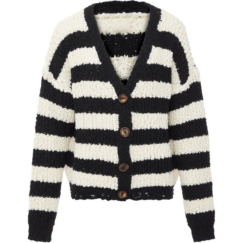 aleva Kardigán krémová / čierna 65870499