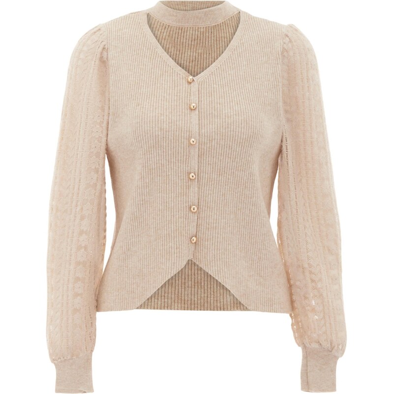 NAEMI Kardigán béžová 65870793