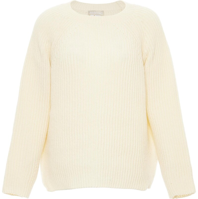Jalene Sveter biela ako vlna 65869349
