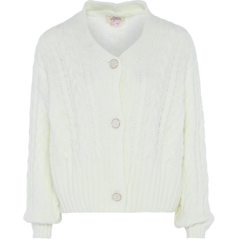 aleva Kardigán biela ako vlna 65869426