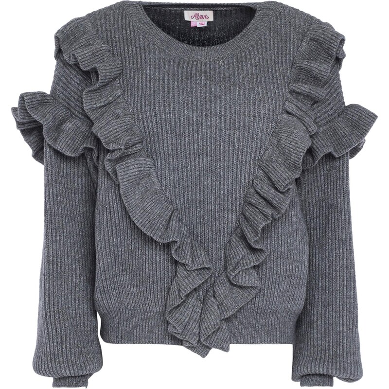 aleva Sveter sivá 65869430